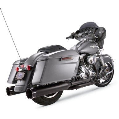 S&S Cycle #550-0670 - 4-1/2" MK45 Performance Mufflers - Black Tracer