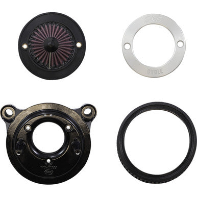 S&S Cycle #170-0715A - Air Stinger Stealth Air Cleaner Kit - Chrome Ring