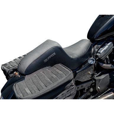 Slyfox #4684A-slyfox - Drifter Seat - Black Logo - Black Vinyl w/ Slipstop - Carbon Fiber - XL '04-'22