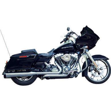 S&S Cycle #550-0619 - 4-1/2" MK45 Performance Mufflers - Chrome with Black Thruster