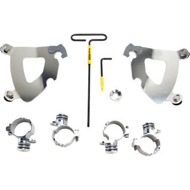 Memphis Shades #MEK2002 - Gauntlet Mounting Kit - Polished - XL883