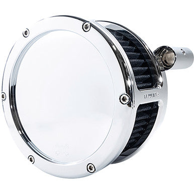 Feuling Parts #5567 - BA Air Cleaner Kit - Chrome with Black Filter - '93-'99 Evolution Big Twin