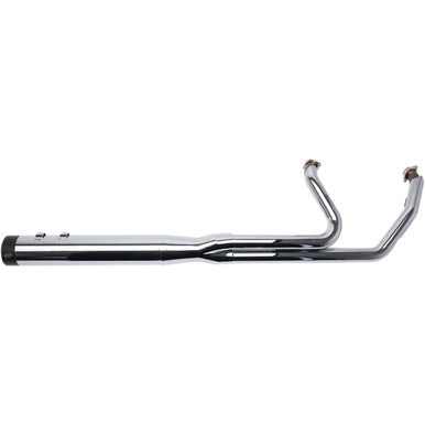 S&S Cycle #550-0728 - 2-into-1 Sidewinder® Exhaust System - FL M8 - Chrome