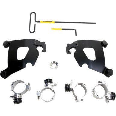 Memphis Shades #MEB2003 - Cafe Mounting Kit - Black - XL