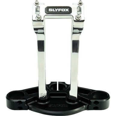 Slyfox #SF-1004-10-R - Handlebar Riser Kit - Pullback - 1-1/8" Clamping - 10" Rise - Raw