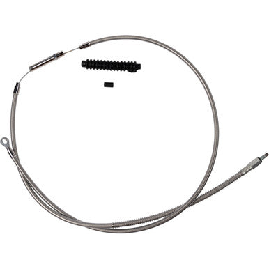 Barnett #10230100628 - High-Efficiency Stainless Steel Clutch Cable for Harley-Davidson - +8" - '18-'23 Softail