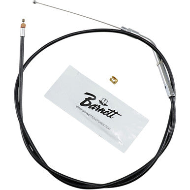 Barnett #101303000506 - Black Vinyl Throttle Cable - +6" Size - 38" Length