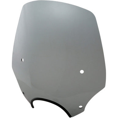 Memphis Shades #MEP5213 - El Paso Windshield - 17" - 7" Headlight Cutout - Black Smoke