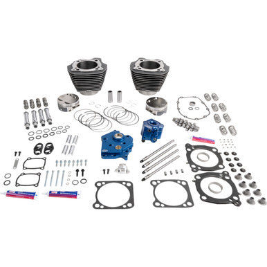 S&S Cycle #310-1388A - 132" Power Package - Oil Cooled - 496 Chain Drive -