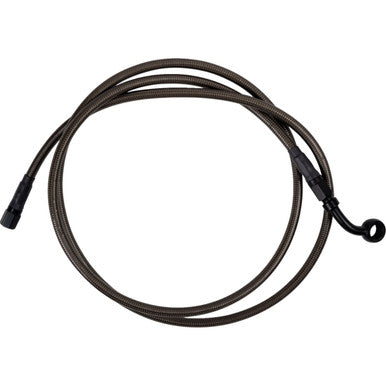 Barnett #2543051134 - Brake Line - Upper - Carbon Coat w/ Black Fittings