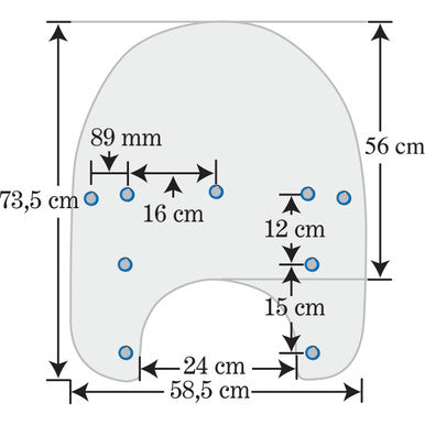 Memphis Shades #MEP6329 - Road King Replacement Plastic - 19" - Solar