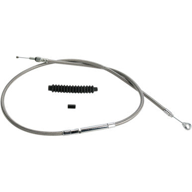 Barnett #1023010020HE - High-Efficiency Stainless Steel Clutch Cable for Harley-Davidson - Standard - '86-'11 Sportster