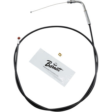 Barnett #101303000806 - Black Vinyl Throttle Cable - +6" Size - 48" Length