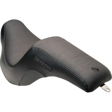 Slyfox #0802-1589 - Lowrider Drifter Seat - Black Logo - Smooth Vinyl - Carbon Fiber - FXLR/FLSB '18-'24
