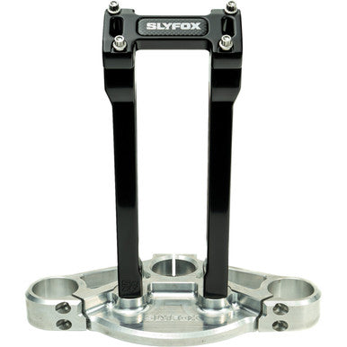 Slyfox #SF-1001-10-B - Handlebar Riser Kit - Straight - 1" Clamping - 10" Rise - Black