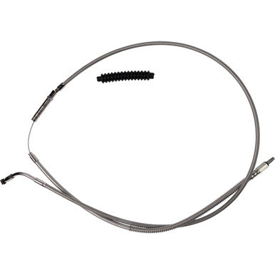 Barnett #10230100728 - High-Efficiency Stainless Steel Clutch Cable for Harley-Davidson - +8" - '23-'24 FLTRXSE