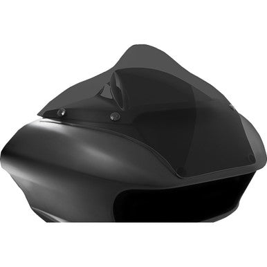 Memphis Shades #MBR100310 - Windshield - BRL Race Bubble - Dark Smoke - FLTRX