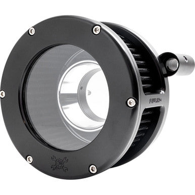 Feuling Parts #5554 - BA Air Cleaner Kit - Black/Clear with Black Filter - '08-'16 Touring TBW
