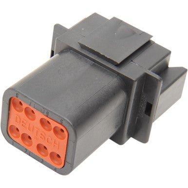 Namz #DR-8B - Deutsch Receptacle - 8 Pin - Black