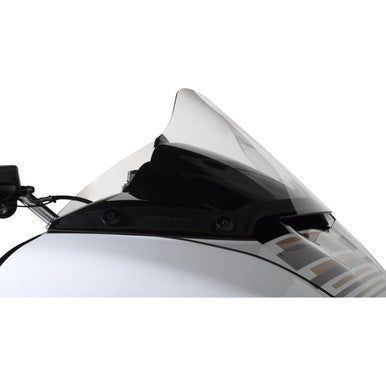 Memphis Shades #MBR101304 - Vented Windshield - BRL Race Bubble - Clear - FLTRX