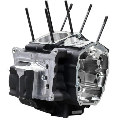 S&S Cycle #310-1326 - Crankcase - MK-Series "B" - Black - M8 Softail