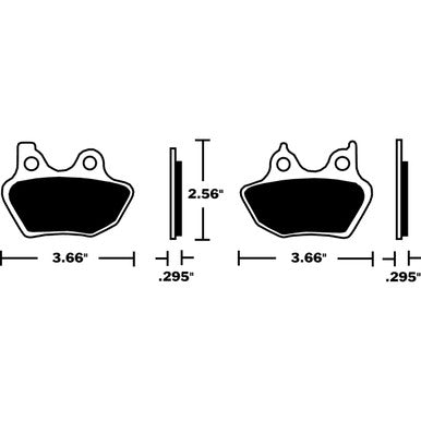 DP Brakes #DP-918 - Sintered Brake Pads