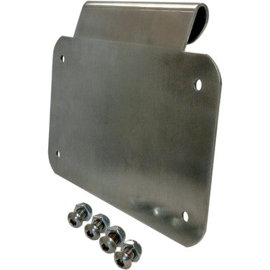 Alloy ART #LD-2 - License Plate Mount - Burnished Aluminum