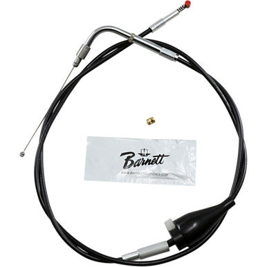 Barnett #101304100206 - Black Vinyl Idle Cable - Cruise - +6" Size - 31" Length