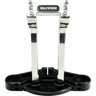 Slyfox #SF-1004-10-R - Handlebar Riser Kit - Pullback - 1-1/8" Clamping - 10" Rise - Raw