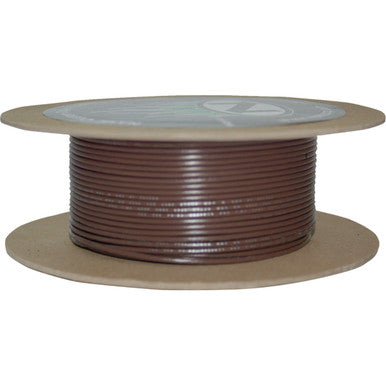 Namz #NWR-1-100 - 100' Wire Spool - 18 Gauge - Brown
