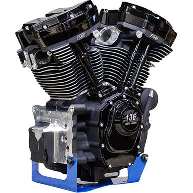 S&S Cycle #310-1296 - MK136 Engine - 475G Camshaft - Oil Cooled - M8 Softail