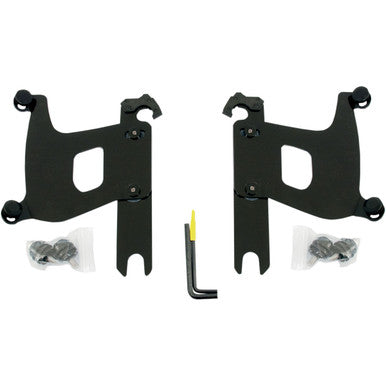 Memphis Shades #MEB1975 - Bullet Trigger Lock Mounting Kit - Covered Forks - Without Lightbar - Black