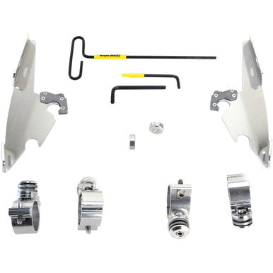 Memphis Shades #MEK2008 - Batwing - Mounting Kit - Polished - XL12C