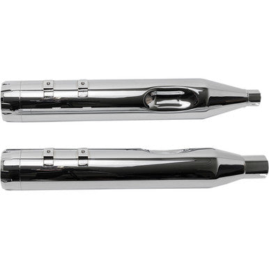 S&S Cycle #550-0665 - 4-1/2" MK45 Performance Mufflers - Chrome Thruster