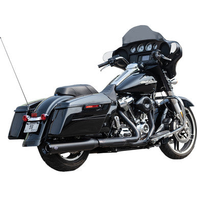 S&S Cycle #550-1141 - 2-into-1 Swindler Exhaust Conversion Kit - 4-1/2" - Black - M8 Touring