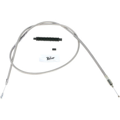 Barnett #102301000512 - High-Efficiency Stainless Steel Clutch Cable for Harley-Davidson - +12" - '89-'06 Touring