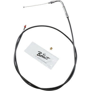 Barnett #101304000806 - Black Vinyl Idle Cable - +6" Size - 48" Length
