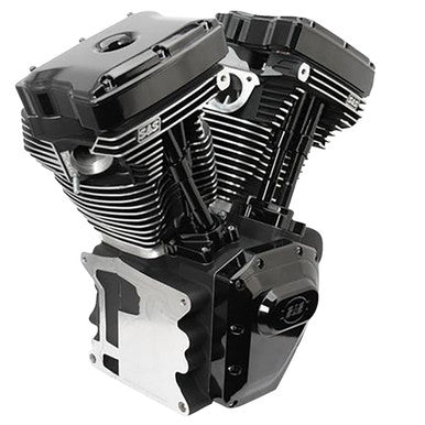 S&S Cycle #310-0833A - T143 Long Block Engine - Black Edition - Touring | Dyna