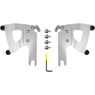 Memphis Shades #MEK2040 - Road Warrior Mounting Kit - Polished - FLHR