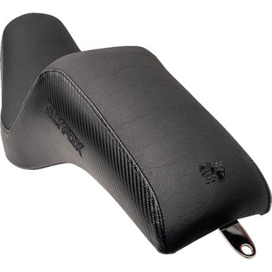 Slyfox #4683A-slyfox - Drifter Seat - Black Logo - Black Vinyl w/ Slipstop - Carbon Fiber - Dyna '96-'03