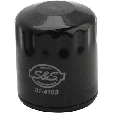 S&S Cycle #31-4103A - Oil Filter - Black