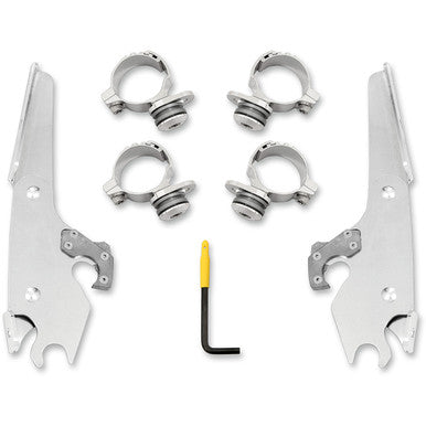 Memphis Shades #MEK2027 - Batwing Mounting Kit - Polished - Scout