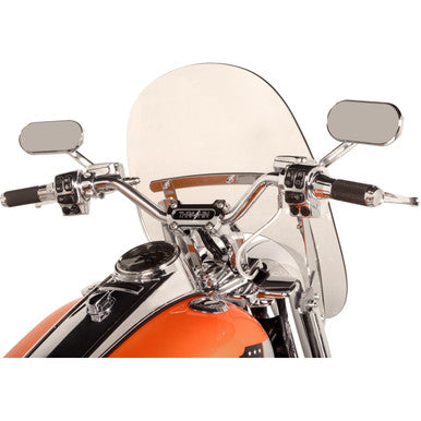 Memphis Shades #MEM4129 - Memphis Slim Windshield - 15" - 9" Headlight Cut - Solar