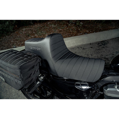 Slyfox #4709A-SlyFox - High Noon Seat - Vinyl - Classic Stitch - Black Logo - Black Stitch - XL '04-'22