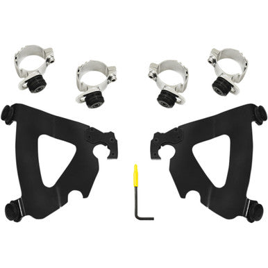 Memphis Shades #MEB2038 - Road Warrior Mounting Kit - Black - Harley-Davidson®