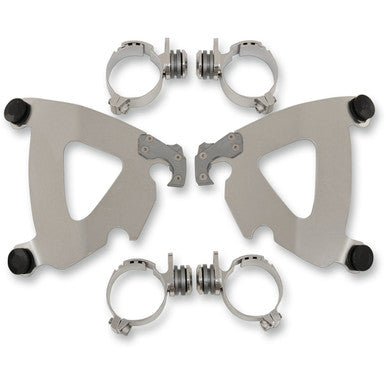 Memphis Shades #MEK2029 - Road Warrior Mounting Kit - Polished - FXD
