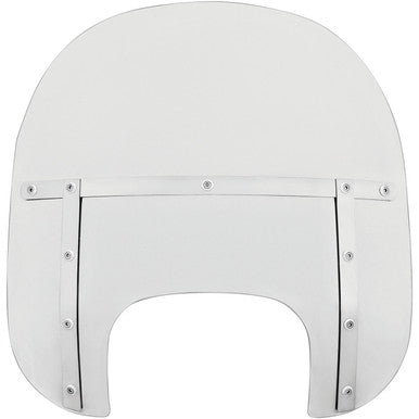 Memphis Shades #MEM6100 - Fats Windshield - Clear - 15" - FLFB/S