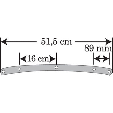 Memphis Shades #MEP6329 - Road King Replacement Plastic - 19" - Solar