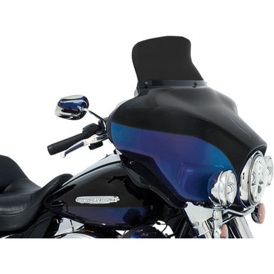 Memphis Shades #MEP84410 - Spoiler Windshield - 6-1/2" - Dark Black Smoke - '96-'13 FLH