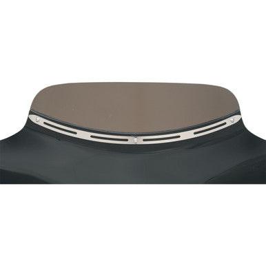 Memphis Shades #MEM0923 - Fairing Windshield Trim - Stainless Steel - Slotted - Slim